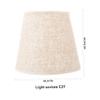 MERRYHAPY Cloth Lampshade Replacement for Table Floor Lamps Simple Elegant Light Cover for Bedroom Living Room Hotel Easy to Install Lightweight Design view 4