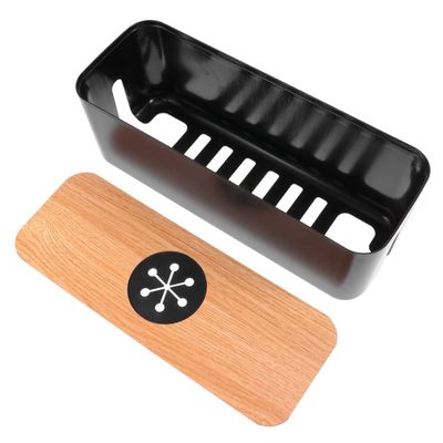 Veemoon Cord Management Box Cable Organizer for Wires Cords Storage Detachable Design for Desk Office Home Use Efficient