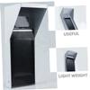 OSALADI Outdoor Doorbell Rainproof Cover Durable Metal Protector for Attendance Machines Shield for Fingerprint Devices and Access Control Keypads Design view 2