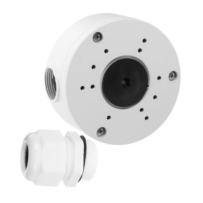 GLEAVI Aluminum Alloy Weatherproof Junction Box for Outdoor Security Cameras Concealed Wiring for Clean Installation and Easy to Mount Wall Ceiling Cover