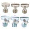 ARTIBETTER 6pcs Camera Mounting Screws Slotted Design for Tripod Monopod and Quick Release Plates Easy to Install Fit for DSLR Cameras view 1