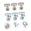 ARTIBETTER 6pcs Camera Mounting Screws Slotted Design for Tripod Monopod and Quick Release Plates Easy to Install Fit for DSLR Cameras view 2