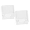 ibasenice 2pcs Self-Adhesive Door Handles Easy to Install Modern Style Pulls for Cabinet Shower Doors view 1