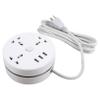 OSALADI Flat Cord Power Strip Power Strip Panel Multi-Plug Outlet Camping Supply view 1