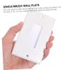 BUTIFULSIC 3pcs Brush Style Wall Plate with Low Voltage Mounting Brackets for Easy Cable Pass-through Unbreakable Thermoplastic for Home Theater and Audio Systems view 2