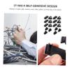 ARTIBETTER 18pcs Clips Self-Adhesive Wire Organizer for Home Office Compact Easy to Install Cord Holder for Appliances Desks Nightstands view 3