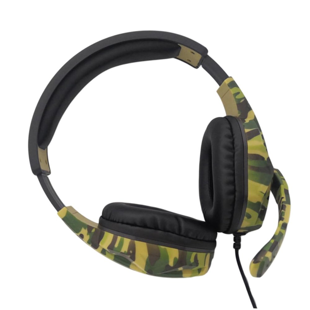 ARTIBETTER Gamer Headset Subwoofer Computer Headset Headphones Microphone Camouflage Design for Gaming