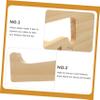 SECFOU Laptop Lap Desk Portable Notebook Stand Keyboard Riser Wooden Laptop Feet view 4