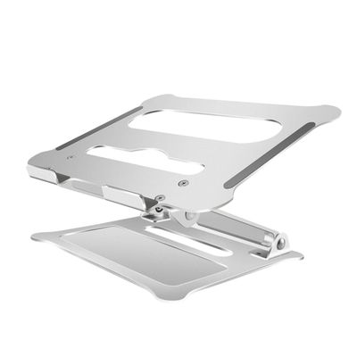 Gadpiparty Foldable Stand Aluminum Alloy Riser Adjustable Height Notebook Bracket Bracket for Home Office