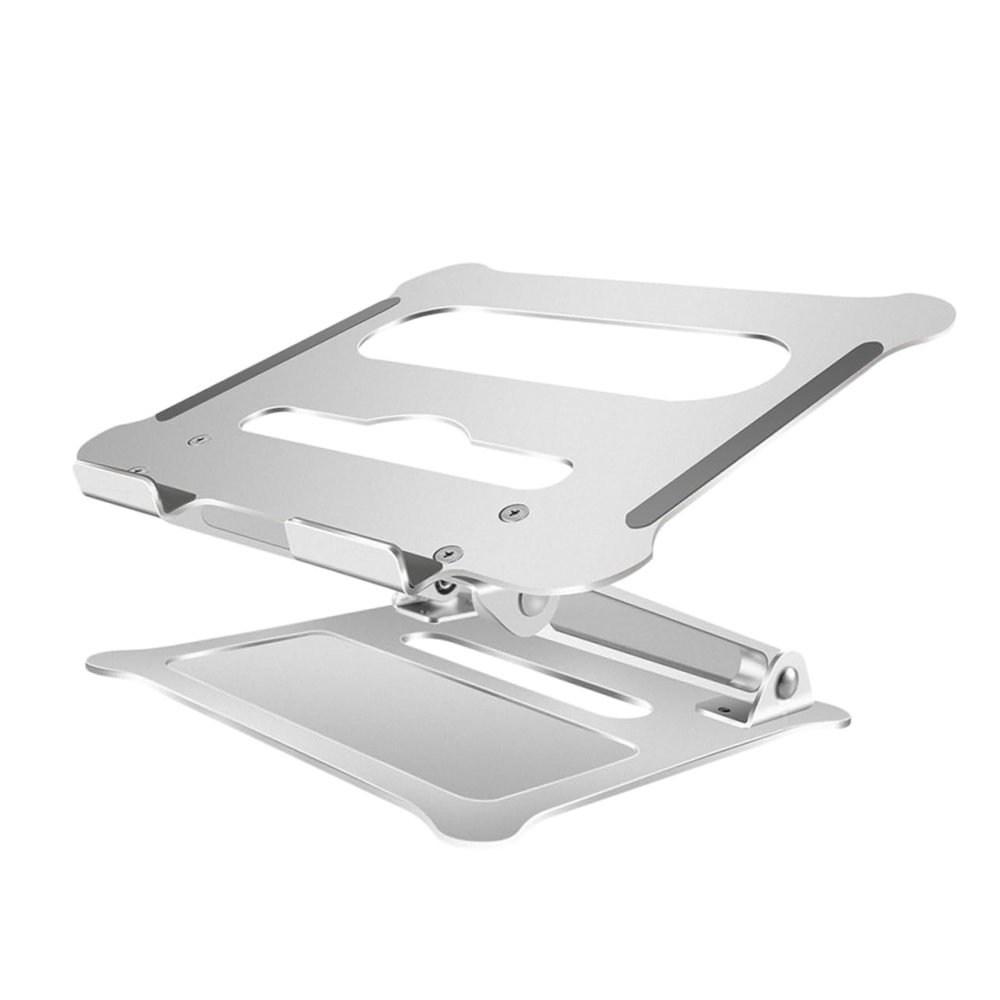 Gadpiparty Foldable Stand Aluminum Alloy Riser Adjustable Height Notebook Bracket Bracket for Home Office