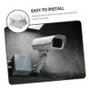 HOMSFOU Joint Bracket for Camera Stand White Security Camera Support Head Monitor Bracket for Clamp view 2