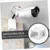 HOMSFOU Joint Bracket for Camera Stand White Security Camera Support Head Monitor Bracket for Clamp view 3