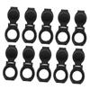 OSALADI 1set USB Webcam Lens Caps for Privacy Protection Easy to Install Camera Lens Covers for Secure Use Laptops Desktops and Smartphones Black view 1