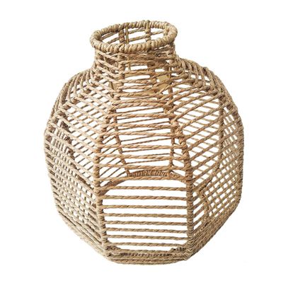 balacoo Handwoven Pendant Lampshade Rustic Decorative Light Cover for Living Room Bedroom and Kitchen and Material Versatile Accent for Farmhouse and Vintage Styles