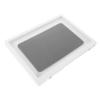 ARTIBETTER Wall-Mounted Tablet Stand Design Rotation Holder for Kitchen Bathroom Compatible with Ipad Tablets Easy Installation White view 1