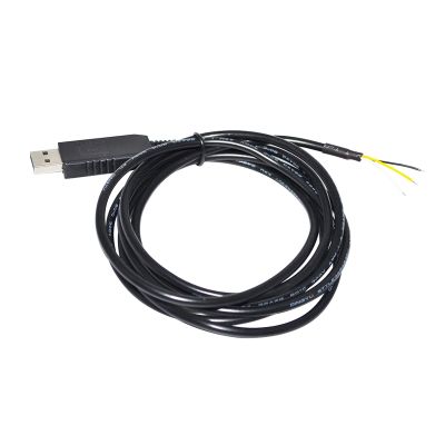 lowmountainswere HFHYDZSW Industrial F/;TD/;1 FT232RL USB to RS232 3PIN 3P WE Wire END Open Serial Adapter Converter Cable Compatible USB-RS232-WE-1800-BT(1.8M)