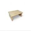 CIDS Monitor Stand Oak 1" Unfinished 18 x 11.25 x 4.88 TV Wood Shelf Riser Bed Stool Assembled Made in USA New view 1