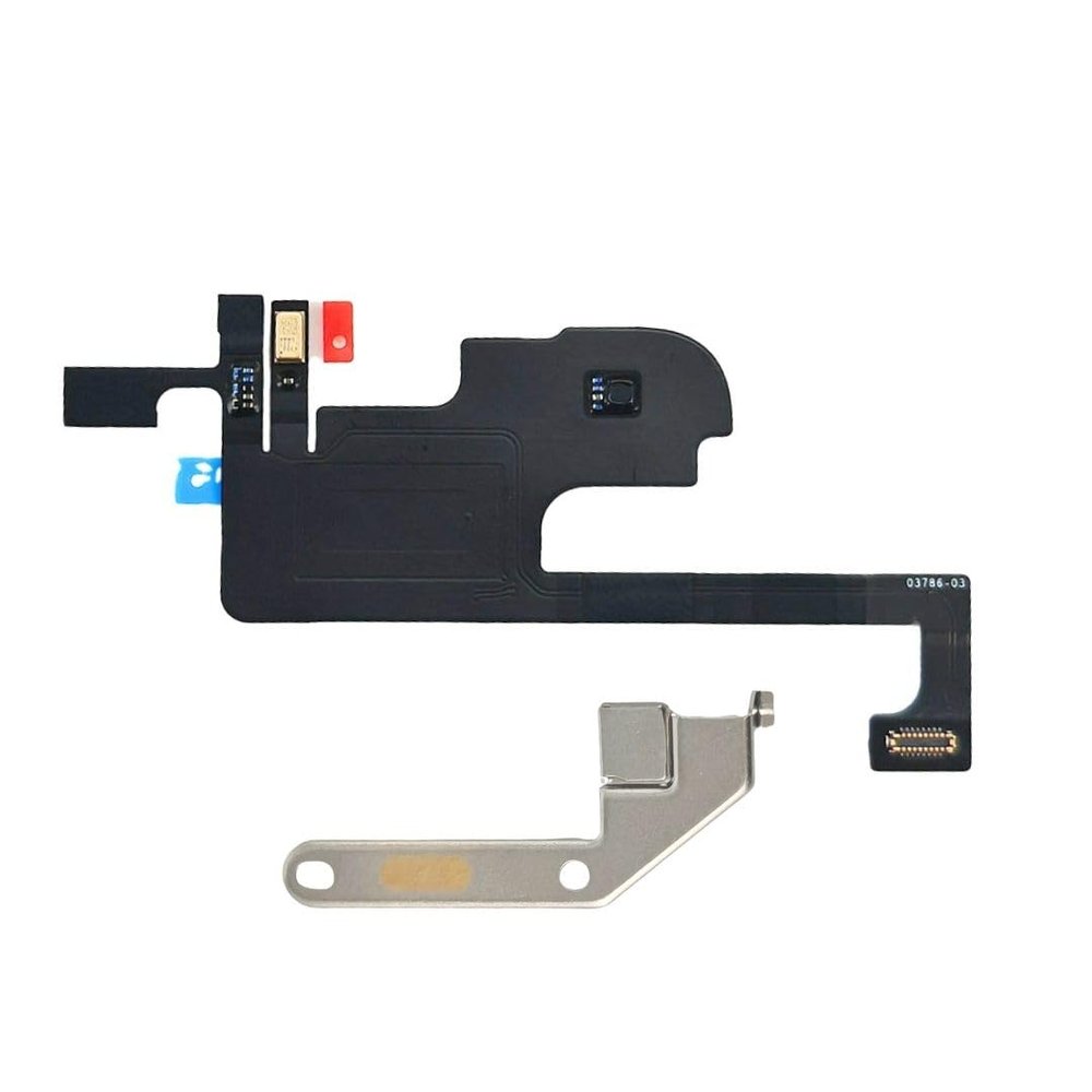 MEEFIX Proximity Sensor Earpiece Flex Cable Replacement for iPhone 14 - Includes Ear Speaker Metal Bracket, Ambient Light Sensor Fix for A2649 A2881 A2882 A2883 A2884