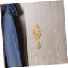 TOBBOMEY 2pcs Gold Bird Cabinet Knobs Creative Handles for Dressers Nordic Style Decorative Hardware for Kitchen Cabinets Easy to Install Dresser Pulls view 4