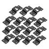 MERRYHAPY 30pcs Speaker Hanger Plate Audio Speaker Hook Iron Sound Box Hanging Plate Hanger Hooks Space Saver view 1