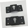 MERRYHAPY 30pcs Speaker Hanger Plate Audio Speaker Hook Iron Sound Box Hanging Plate Hanger Hooks Space Saver view 4