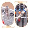 OSALADI 4pcs Microphone to Pin Female Audio Adapters Stereo Connectors for Headphones Guitars and Audio Equipment High Compatibility and Transmission view 4