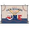 10X10ft Baseball Birthday Party Decorations Banner Supplies Photo Backdrop Photography Background for Boys Kids Teens, Sport Themed Backdrops Photo Booth Prop Decorations Wall Decor Tablecloth view 2