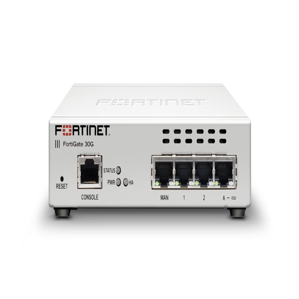FortiGate-30G Network Security Appliance Plus 3 Year FortiGuard Unified Threat Protection (UTP) and FortiCare Premium (FG-30G-BDL-950-36)
