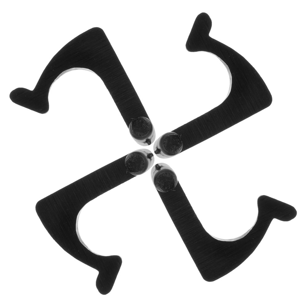 Abaodam 4pcs Record Player Buckles Holder for Vinyl Records Turntable Fixing Buckle Accessories