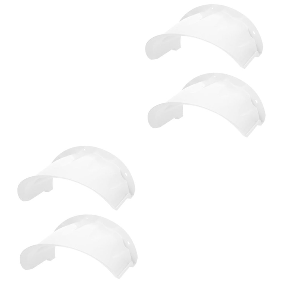 MERRYHAPY 4pcs Outdoor Camera Rain Cover Protective Sunshade for Security Cameras Shield for Weather Conditions Easy to Install Weatherproof Accessory
