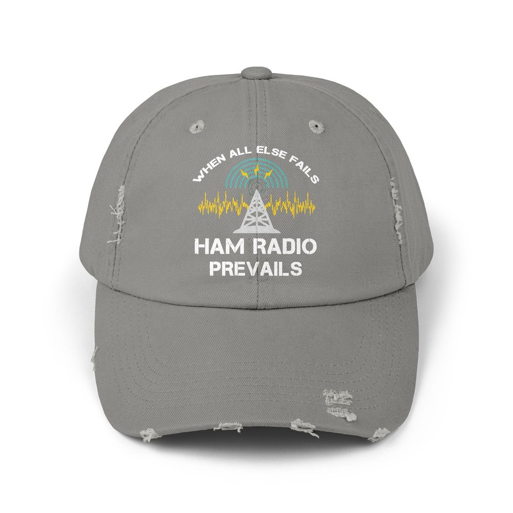 Funny Ham Radio Prepper Survivalist Hat Ham Radio Operator Enthusiast Homesteader Libertarian Survival Expert Light Olive
