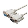 ACGTUY DB9 Serial Cable 9 Pin RS232 Serial Cable Male to Female PC Converter Extension Cable 9Pin Adapter Cable 1.5m/3.0m(1.5m,Male to Male) view 2
