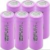 SCUHCVHH 6 Pieces 18350 3.7V 1500 Mah Max 10A Ba for s Led Headlight Camera Light Remote Control view 1