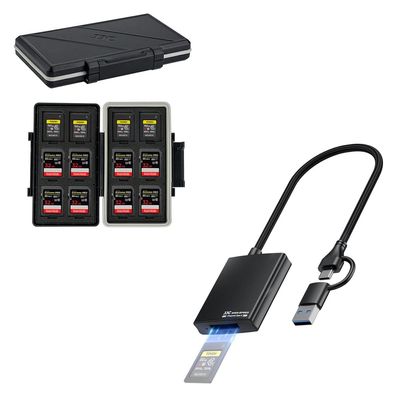 2 in1 CFexpress Type A Card Reader+CFexpress Type A Card SD Card Holder
