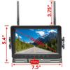 FalconEye Electronics 2nd Generation 200-300Ft Wireless Range Backup Camera for Trucks, Fleets. HD, 7inch LCD (3 Cam System) view 2
