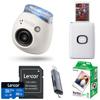 Fujifilm Instax Pal Digital Camera, Milky White Bundle with Wireless Smartphone Printer, Daylight Film Pack, 20 Exposures, 32GB Memory Card w/SD Adapter, Card Reader view 1