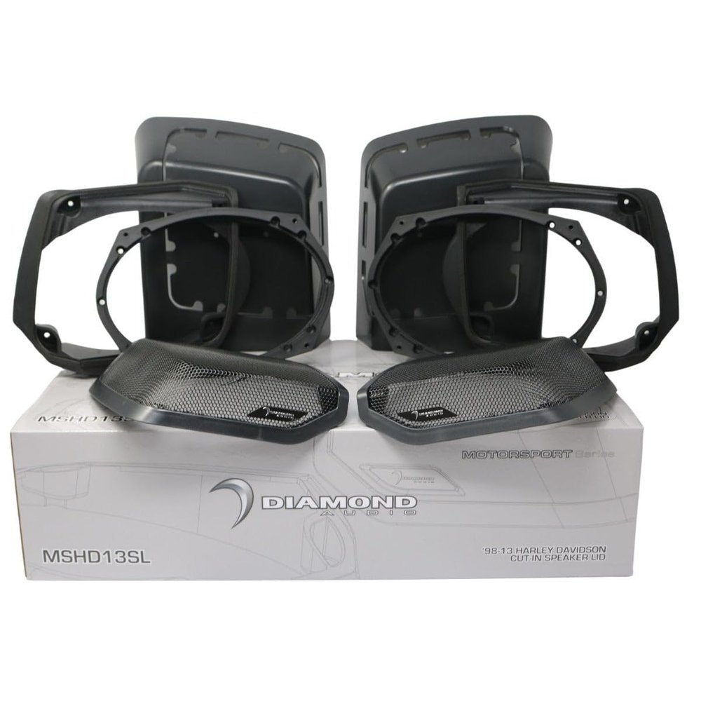 Diamond Audio MS692CX2LK13 1998-2013 Motorcycle Lid Kit with MS692CX2 Speakers