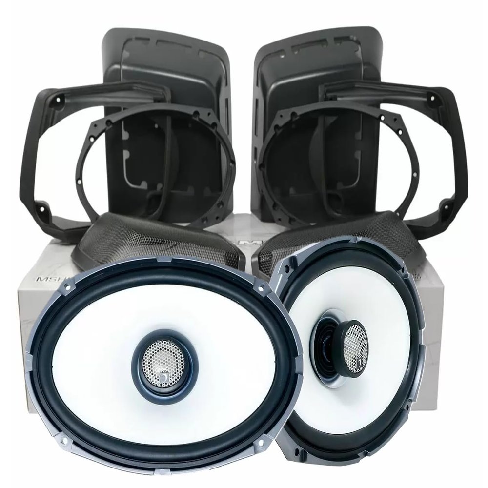 Diamond Audio MSHXM692LK13 Cut-in Lid Kit with HXM69F2 2 Speakers for 1998-2013 Harley-Davidson Models