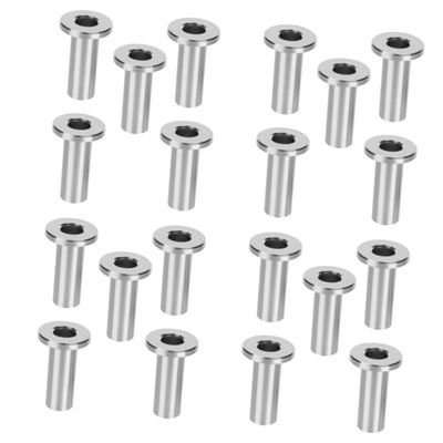 IWOWHERO 50pcs Deck Cable Railing Kit Cable Protective Sleeves Wire Rope Protectors Railing Supplies Drill Bit
