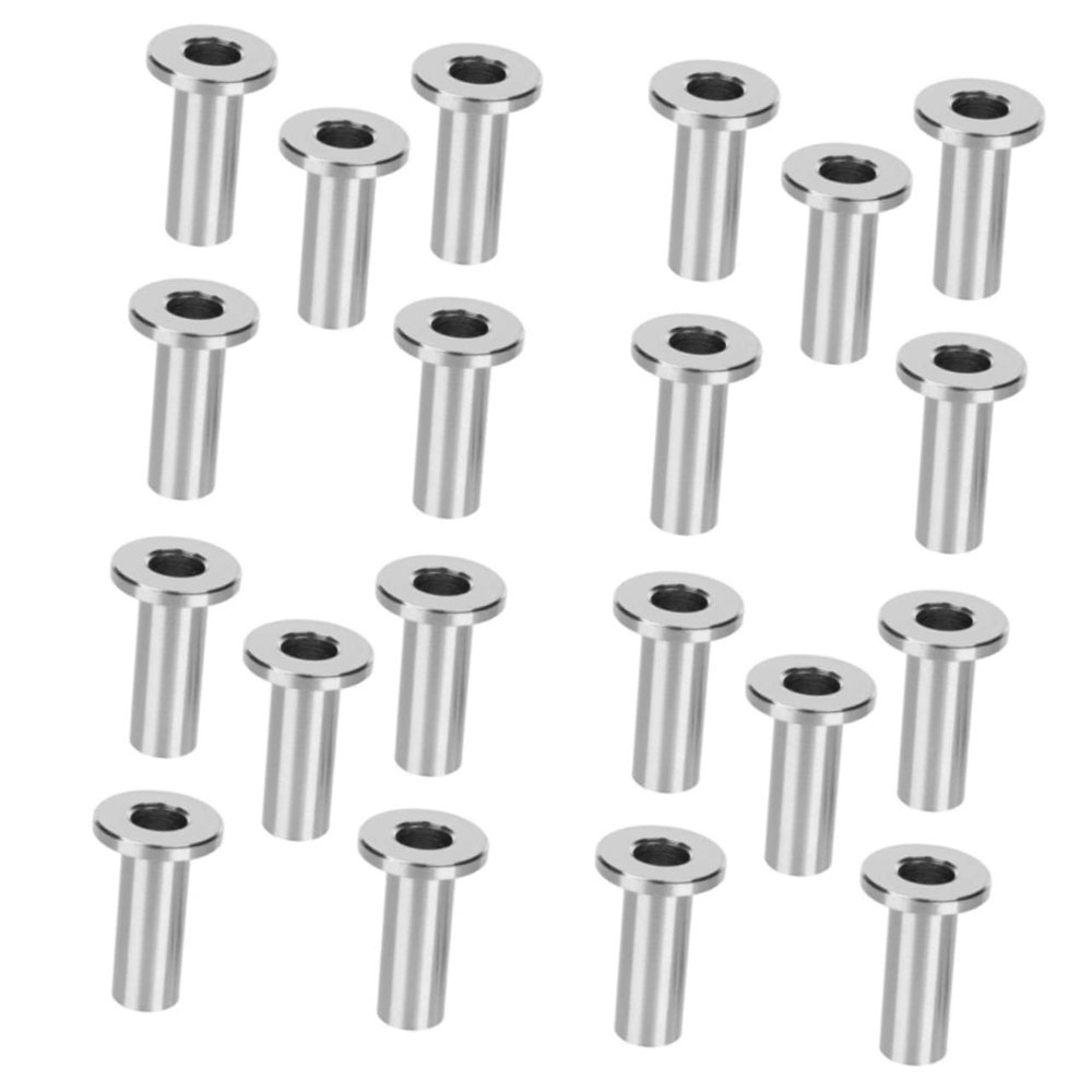 IWOWHERO 50pcs Deck Cable Railing Kit Cable Protective Sleeves Wire Rope Protectors Railing Supplies Drill Bit
