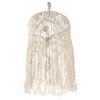HOLIDYOYO Bohemian Woven Lampshade Handmade Cotton Rope Light Cover for Pendant and Ceiling Lamps Softens Bright Light for Living Room Bedroom and Wedding Decor view 1