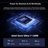 ASUS NUC 14 Pro Mini Desktop, Intel 16-Core Ultra 7 155H, 16GB DDR5, 1TB SSD, Wi-Fi 6E, Support 4-Display 4K, Thunderbolt 4, HDMI, Bluetooth, Windows 11 Pro, Black, AI PC for Home/Business/Gaming view 3