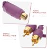 CHILDWEET Audio Speaker Wire Splitter Cable Female to Male Replacement Adapter for Easy Connection of Multiple Audio Devices and Stable Construction for -Term Usage view 3