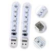 ARTIBETTER 2pcs Car Led Lights USB Atmosphere Night Lamp for Interior Decorative Lighting view 2