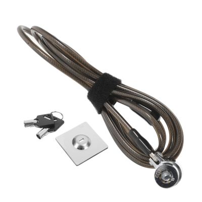 SECFOU 2m Extended Laptop Cable Lock Security Cable Lock for Notebook Computer