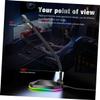 Abaodam 1pc Bendable USB Desktop Microphone RGB Lighting Drive Mini Mic for Video Conference and Voice Chat for Home Office and Gaming view 2