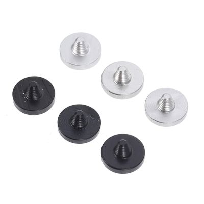 Homoyoyo 6pcs Shutter Release Button Aluminum Alloy Camera Accessory Tapered Thread Design Easy to Install Includes Flat Concave and Convex for Enhanced Grip