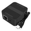 PHENOFICE 100m Ethernet Splitter Adapter to Network Splitter for Easy Device Sharing Compatible with Routers and Computers Efficient Use Black Design view 1