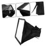 PHENOFICE Camera Softbox Flash Diffuser Light Diffuser Softbox for Speedlight Easy Install Reflector view 2