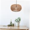 CIMAXIC Chandelier Woven Lampshade Retro Style Light Cover for Home Dining Kitchen and Creates Warm Atmosphere Rustic Design for Lighting Fixtures view 3